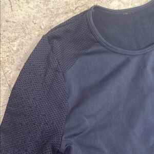 Fabletics Navy Long Sleeve Athletic Shirt